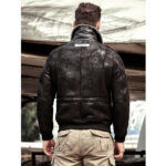 RAF B3 Sheepskin Shearling Leather Bomber Jacket - Image 2