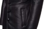 Real Shearling Coat inspired by Ryan Gosling's Blade Runner 2049 Trench Coat - Image 4
