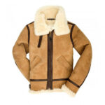 B3 Bomber Suede Leather Jacket - Image 3