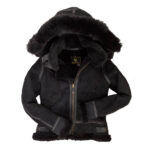 Women’s Hooded B3 Bomber Jacket - Image 3