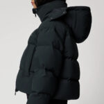 Women Mate Black Winter Puffer Jacket - Image 3