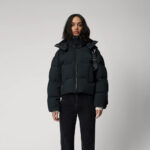 Women Mate Black Winter Puffer Jacket - Image 5