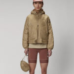 Women Yellow Parka Jacket With Hood - Image 4