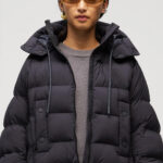 Women's Black Puffer Jacket - Image 3