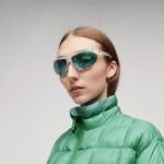 Women's Green Down Puffer Jacket - Image 2