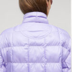 Women's Purple Winter Warmth Puffer Jacket - Image 4
