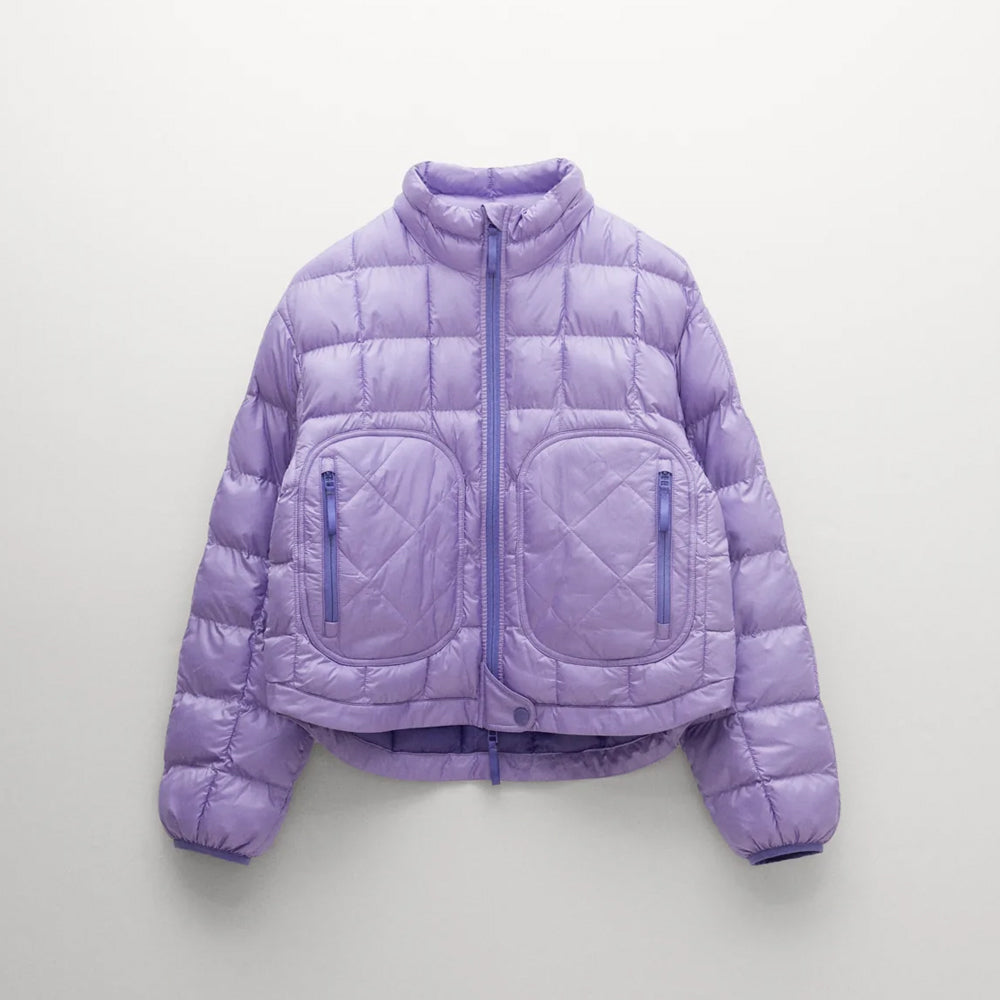 Women_sPurpleWinterWarmthPufferJacket2.jpg Women's Purple Winter Warmth Puffer Jacket - Image 1