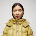 Women's Simple Yellow Puffer Jacket - Image 3