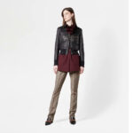 Women's Black B3 Sheepskin Shearling Aviator Motorbike Leather Jacket - Image 2