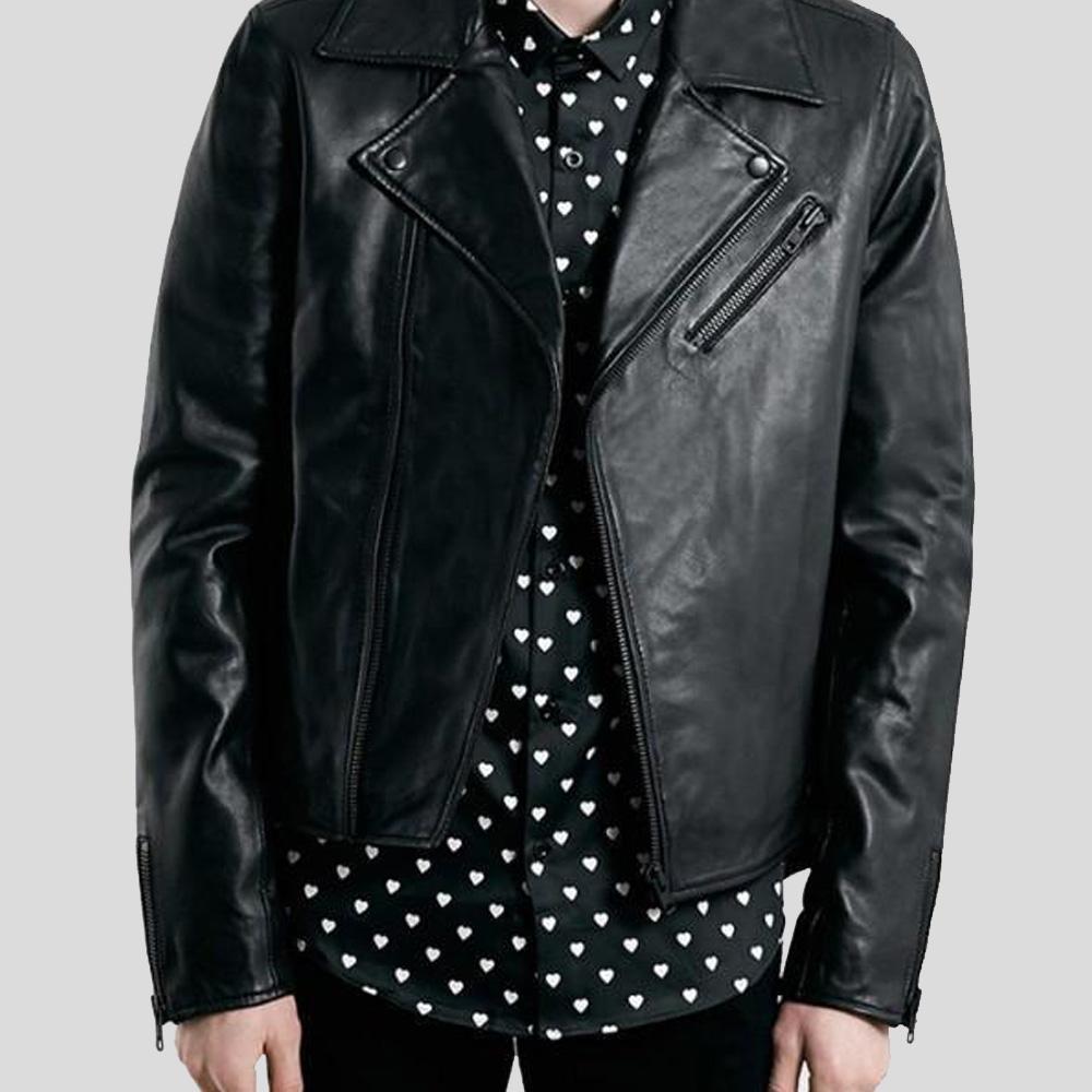 biker-leather-jacket-caleb-black-1.jpg Caleb Black Biker Leather Jacket - Image 1