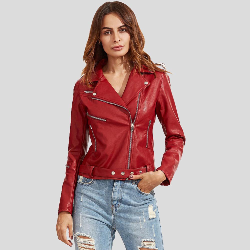 biker-leather-jacket-diana-red-1.jpg Diana Red Biker Leather Jacket - Image 1