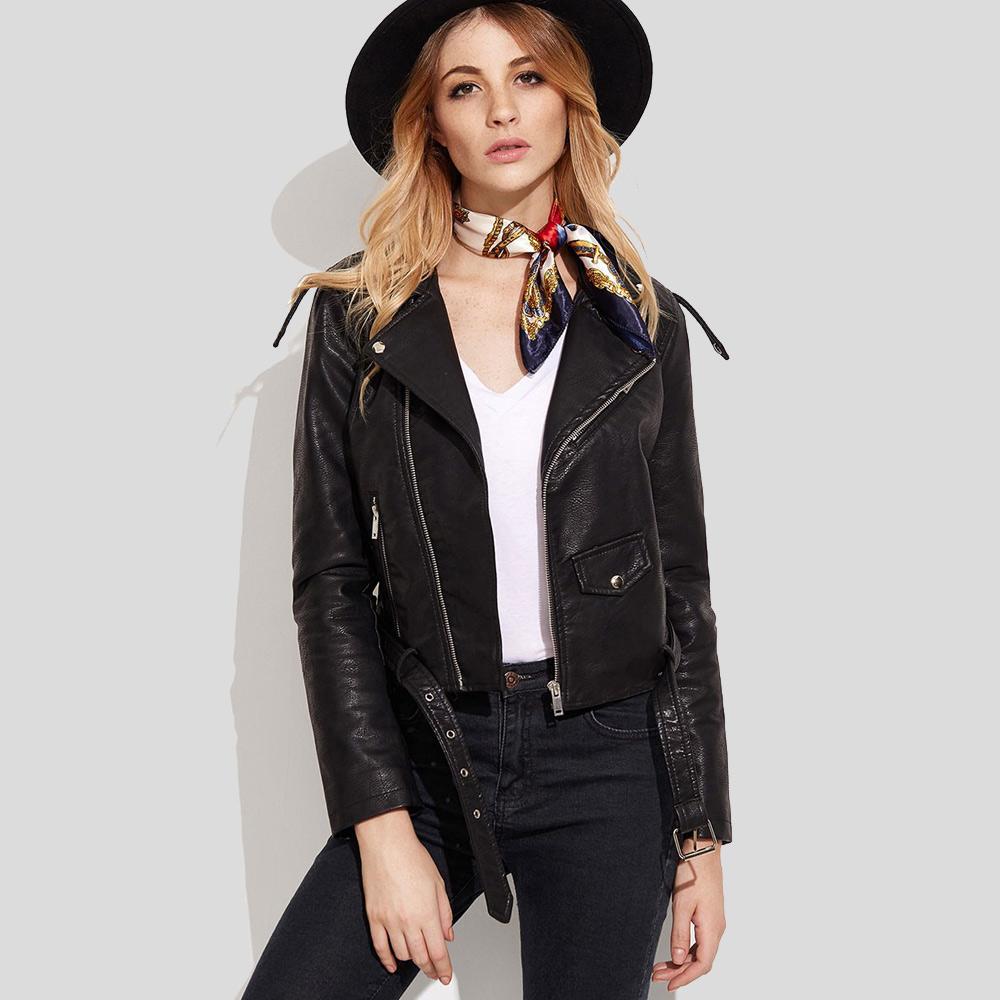 biker-leather-jacket-sienna-black-1.jpg Sienna Black Biker Leather Jacket - Image 1