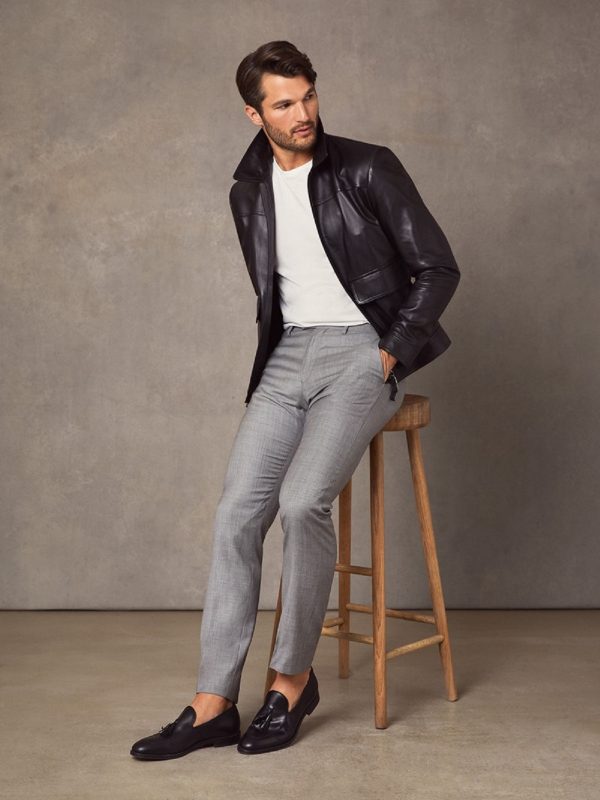 classic-black-jacket-for-men-600x800-1.jpg Men Vintage Black Leather Jacket - Image 1
