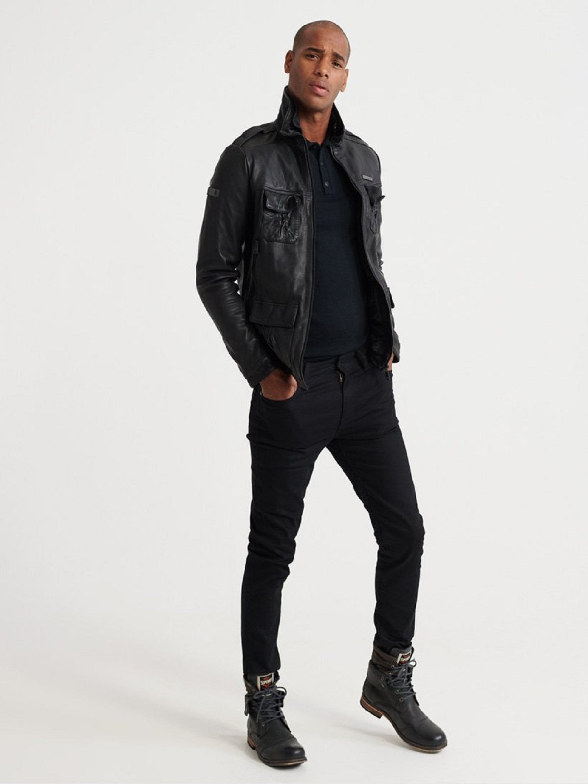 classic-men-leather-jacket.jpg Black Leather Jacket - Image 1