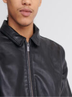 Black Leather Jacket - Image 2