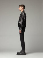Black Leather Jacket - Image 2