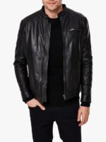 Black Leather Jacket - Image 3