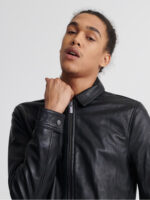 Black Leather Jacket - Image 3