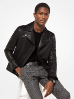 Black Leather Jacket - Image 2