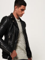 Black Leather Jacket - Image 2