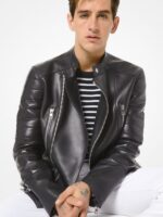 Black Leather Jacket - Image 2