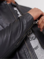Black Leather Jacket - Image 4
