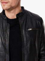 Majestic Black Jacket For Men - Image 2