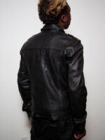 Black Leather Jacket - Image 2