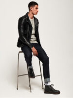 Black Leather Jacket - Image 3