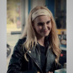 Nikki Roumel Black Leather Biker Jacket - Image 3
