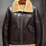 Leather Jacket Fur Coat Airforce Flight Jacket
