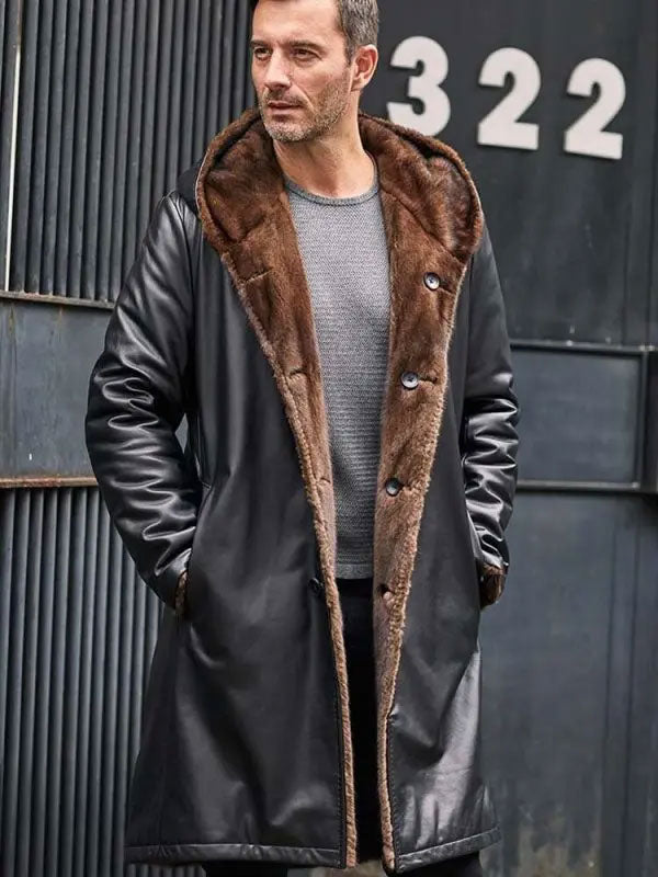 shearling-leather-coat-1_910eb138-1dbb-4163-b9a5-17c302a0a704.jpg Cowhide Shearling Fur Parkas Hooded Leather Coat - Image 1