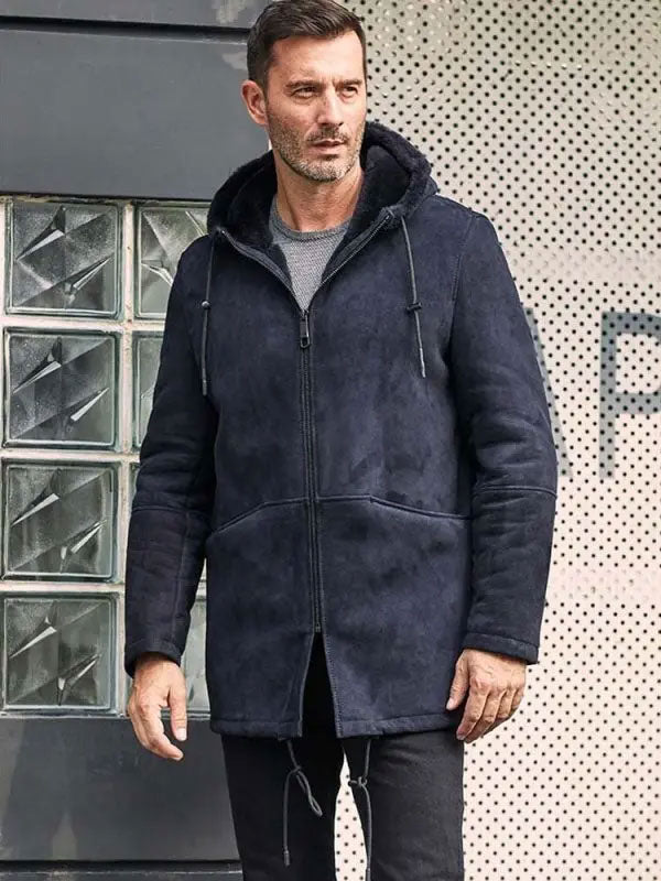shearling-leather-coat1_49fa2e23-cdde-44ec-a88e-92964d9bb149.jpg Leather Jacket Warm Wool Overcoat Long Winter Outwear Hooded Sheepskin Parkas - Image 1