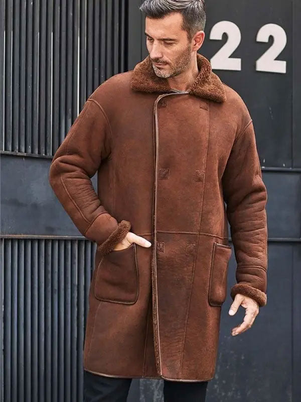shearling-leather-coat1_d560f7ef-c704-47fd-9bf1-8ea946bfb415.jpg Winter Brown Fur Leather Long Trench Overcoat Outwear - Image 1