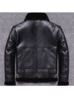 Mens Sheepskin Winter Fur Coat Jacket - Image 3