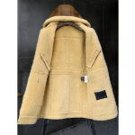 Sheepskin Coat Hooded Leather Jacket Fur Coat Mens Winter Coats Long Fur Jacket - Image 4