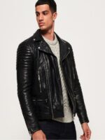 Black Leather Jacket - Image 4