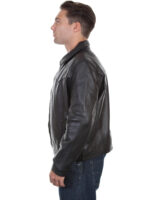 Black Leather Jacket - Image 3