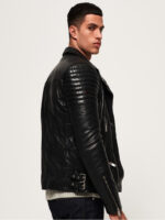 Black Leather Jacket - Image 5