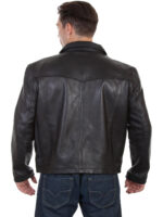Black Leather Jacket - Image 4