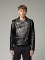 Black Leather Jacket - Image 5