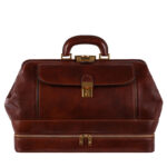 Italian Large Brown Leather Bag