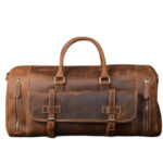 Men Clay Leather Duffel Bag