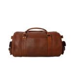Ryder Reserve Bison Brown Leather Travel Duffle Bag