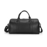 The Glock Black Leather Travel Bag