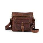 The Glock Black Leather Travel Bag