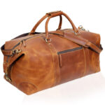 The Stellan Buffalo Duffel Brown Leather Bag