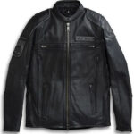 Replica Men's Harley Davidson Biker Leather Jacket with Skull Logo