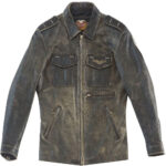 Replica Men's Harley Davidson Distressed Slim Fit Motorcycle Biker