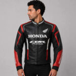 Replica Honda CBR Cowhide Racing Leather Jacket